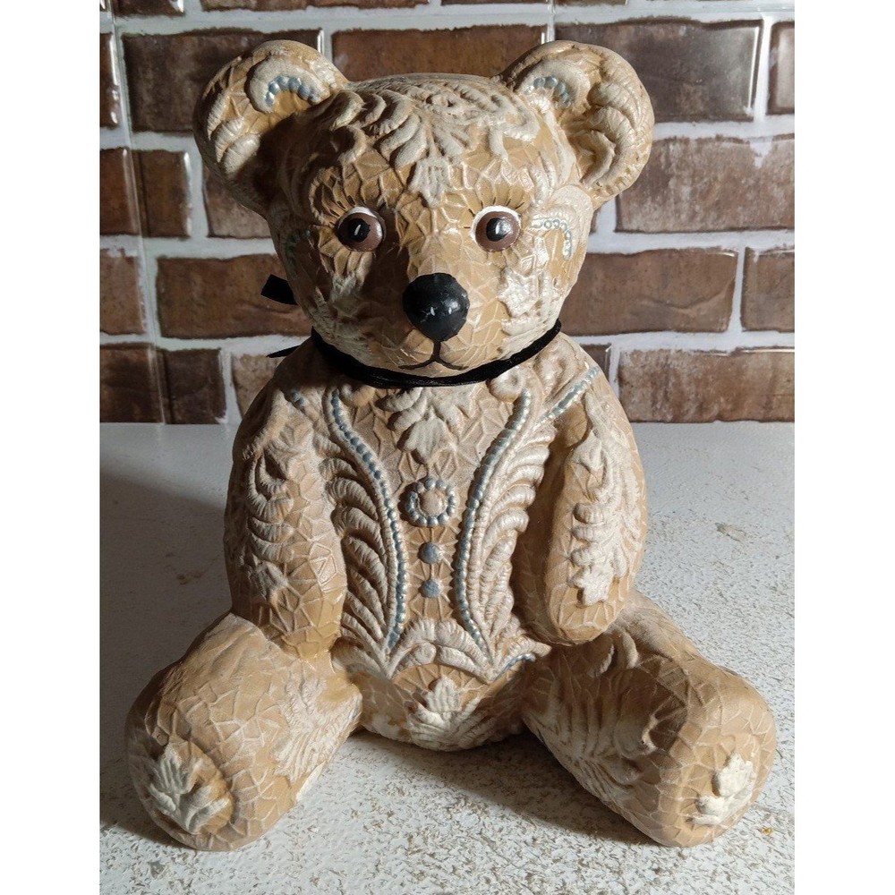 Vintage 1997 Boothe Ceramic Teddy Bear